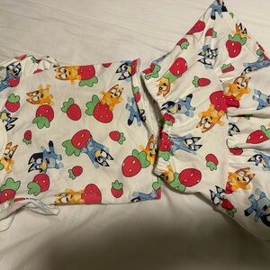 Kids Cartoon Print Matching Set